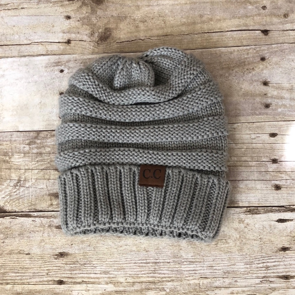 C.C. Gray beanie